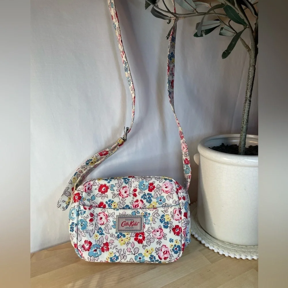 Cath Kidston Colorful Fun Floral Print Crossbody Bag
